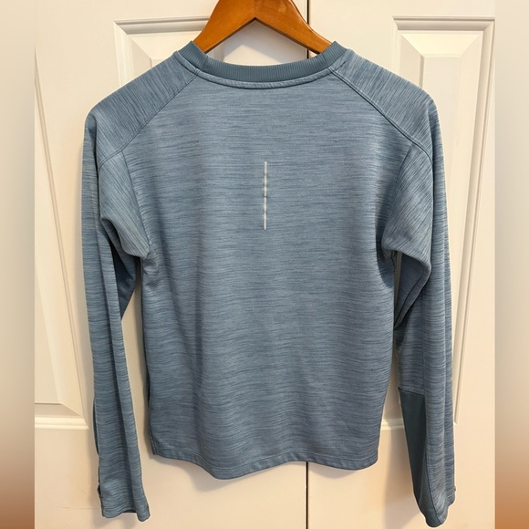 Nike Shirt Women's Medium Blue Pacer Dri Fit Running Performance Reflective Run - Picture 3 of 8